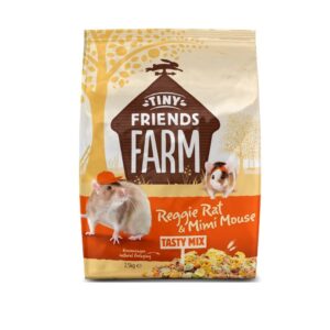 Reggie Rat & Mimi Mouse Tasty Mix is een complete, smakelijke voeding voor ratten en muizen van alle leeftijden en rassen