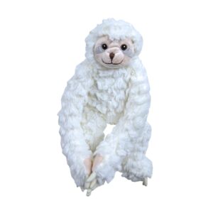 Hondenknuffel luiaard met pieper 21cm. Zacht pluche speelgoed zonder losse onderdelen, veilig en ideaal als speel- en knuffelmaatje.