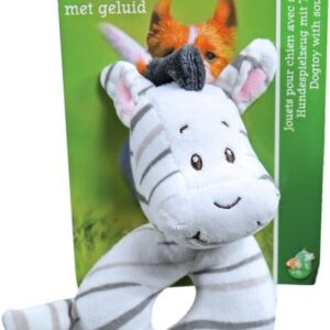 hondenknuffel zebra 13 cm
