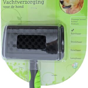 Rubberen massageborstel M