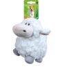 schaap wit Hondenknuffel Schaap zonder pieper van zacht pluche, veilig speelgoed en ideaal als stil knuffelmaatje voor uw hond.