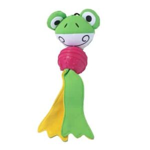 hondenspeelgoed Kikker met bal