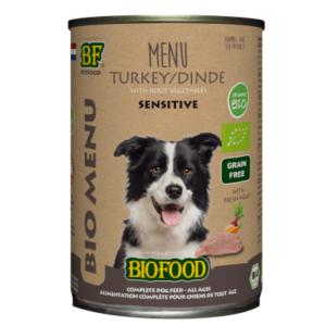 Biofood Biologisch kalkoen menu 400gr