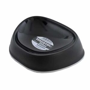 katteneetbak Sensi bowl plastic zwart