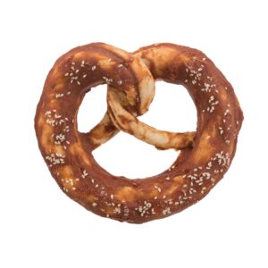 Eend pretzel kauwbot/hondensnack voor de hond