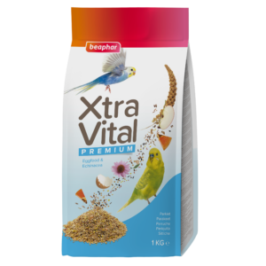 Beaphar XtraVital Parkiet is complete premium voeding met zaden, vruchten, vitaminen, mineralen en Echinacea.