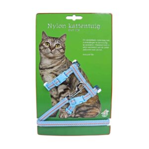 Nylon kattentuig blauw