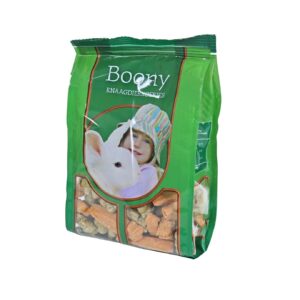 knaagdiersnack klavertjes en worteltjes mix, 150 gram