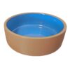 Hondeneetbak steen beige/blauw, 19cm