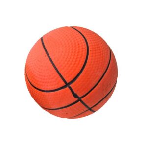 hondenspeelgoed drijvende spons basketbal, 9 cm