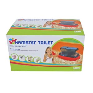 Hamstertoilet met zand