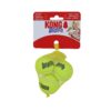 Kong Squeakair met piep X-small, 3 tennisballen.(Ø 4 cm)