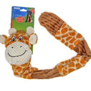 Hondenknuffel Plush Giraf 70cm