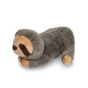 Hondenknuffel luiaard pluche eco met piep 35 cm