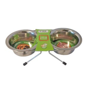 dinner-set, inclusief 2 RVS bakken 13 cm