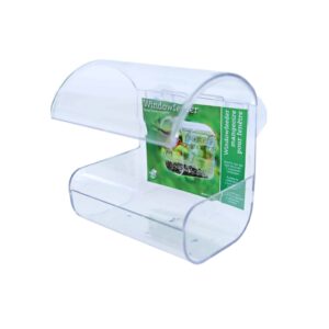 Window feeder plastic met 2 zuigers