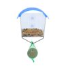 Window feeder plastic met 2 zuigers en mezenbolhouder
