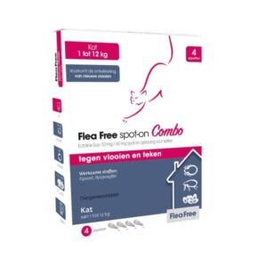 Flea free spot on Combo kat 4 pipet