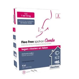 Flea free spot on Combo kat 2 pipet