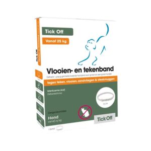 Tick Off Vlooien en tekenband vanaf 25kg