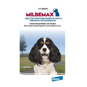 Milbemax hond klein 2tabl