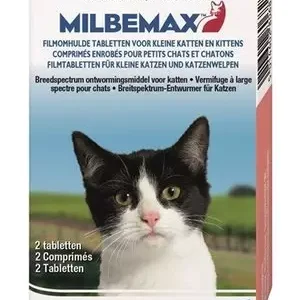 Milbemax kleine kat en kitten 2 tabl