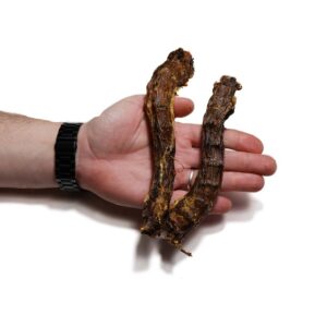 Eendennekken, snack voor de hond