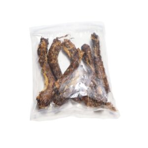 Eendennekken, snack voor de hond