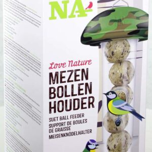 Lona M6 Mezenbollenhouder camouflage voor buiten vogels