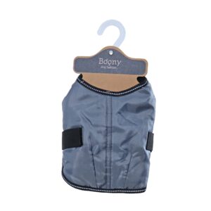 hondenjas basic waterproof grijs, Diverse maten