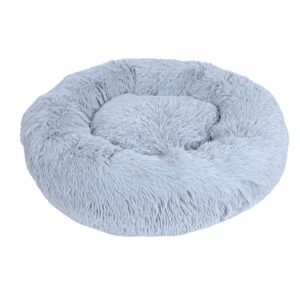 Donut supersoft Lichtgrijs 85cm hondenkussen