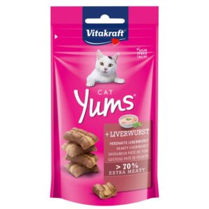 Vitakraft Yums met leverworst 40gr kattensnack