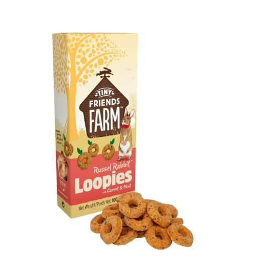 TFF Russel rabbit Loopies with Carrot & Mint
