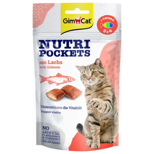 Nutri pockets Salmon kattensnacks