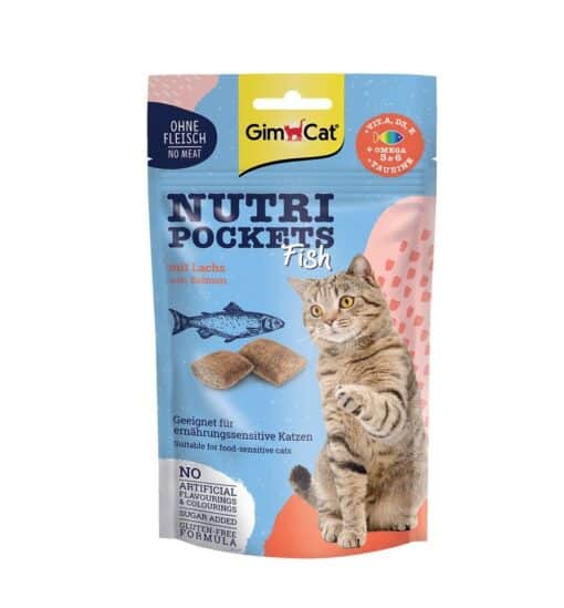 Nutri pockets Fish Salmon Kattensnoepjes