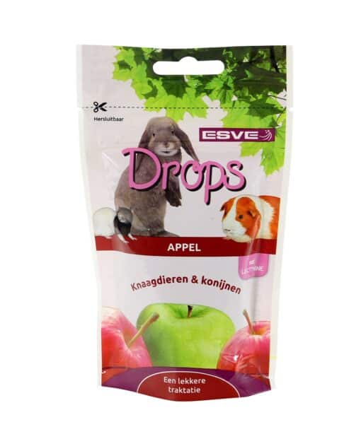 Esve drops appel , snacks voor knaagdieren