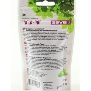 Esve drops appel , snacks voor knaagdieren