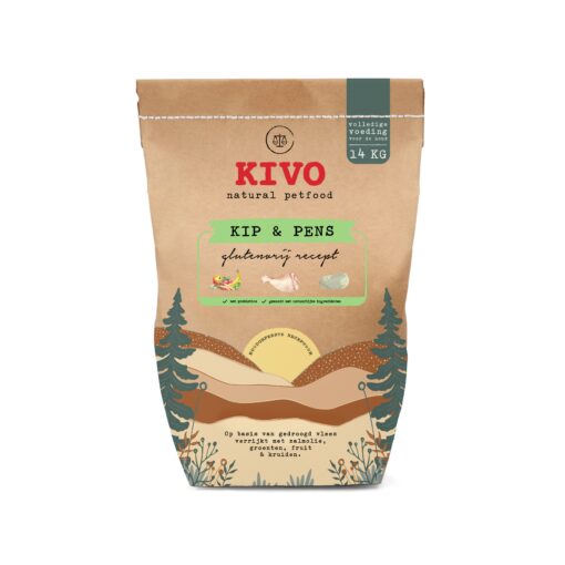 Kivo kip en pens Glutenvrij 14kg