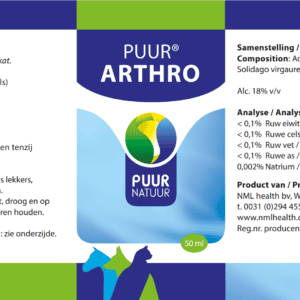Puur Arthro Helpt gewrichten soepel te houden