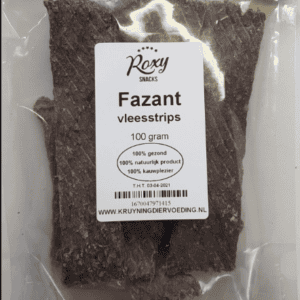 Vleesstrips Fazant 100 gram hondensnacks