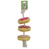 Hondenspeelgoed Donut pluche met Floss en Piep 40cm