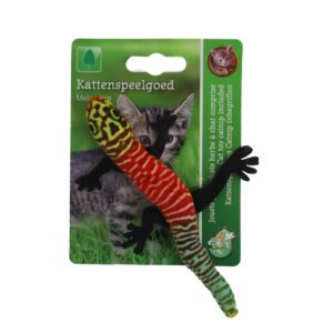 Alternative view of gekko met catnip 14cm