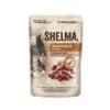 Shelma Eend Shelma Pouch Fillets Duck/Cranberries natvoeding voor katten