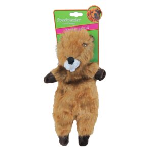 Hondenknuffel Pluche bever zonder piep 34 cm biedt zacht, stil speelplezier voor kleine tot middelgrote honden.