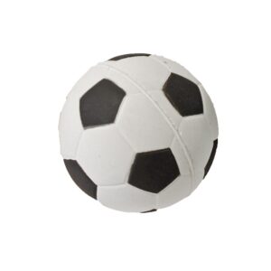 Hondenspeelgoed drijvende spons voetbal 6 cm, ideaal voor kleine honden en speelplezier in het water