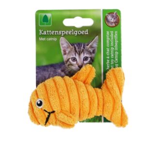 Kattenspeelgoed Zeedieren Corduroy met catnip stimuleert jachtinstinct en is ook een heerlijk zacht knuffelmaatje.