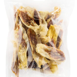 Konijnenoren met Eend, graanvrije kauwsnack die gebit verzorgt en geschikt is voor honden met graanallergie.