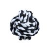 0205748 scaled 2 Hondenspeelgoed touwbal XXL katoen zwart/wit Ø 17,5 cm. Sterk en duurzaam speeltje voor grote honden, goed voor gebitsreiniging.