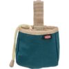Beloningstasje 10x14cm met trekkoord, clip en lus voor aan broekriem. Handig voor hondensnacks tijdens training en wandelingen.