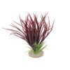 kunststofplant Fan Grass, 30cm met verzwaarde grindbasis, decoratief en ideaal als schuilplaats voor diverse dieren.